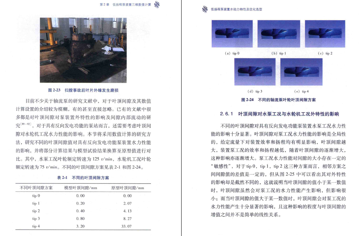 《低扬程泵装置水动力特性及优化选型》PDF